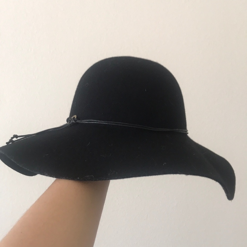 Black Floppy Hat